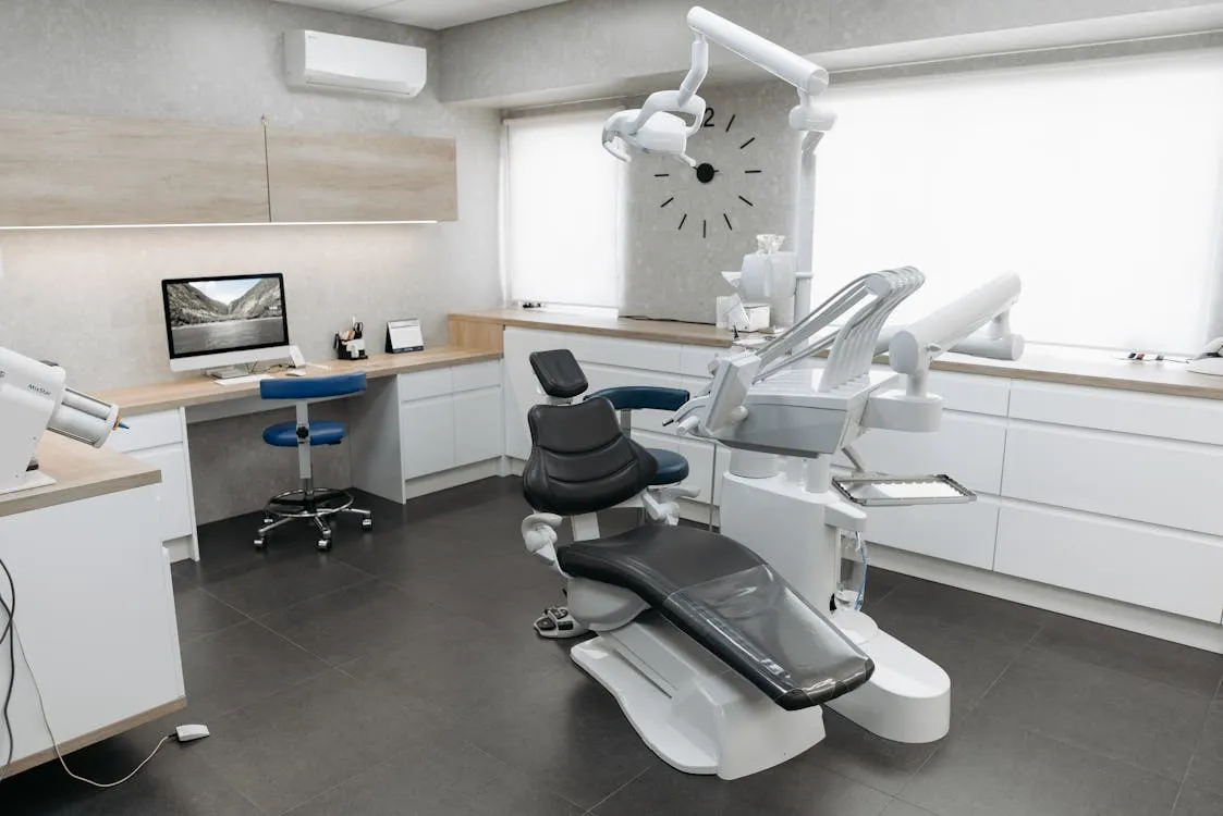 Modern dental treatment room at Sorrento Valley Dental Group